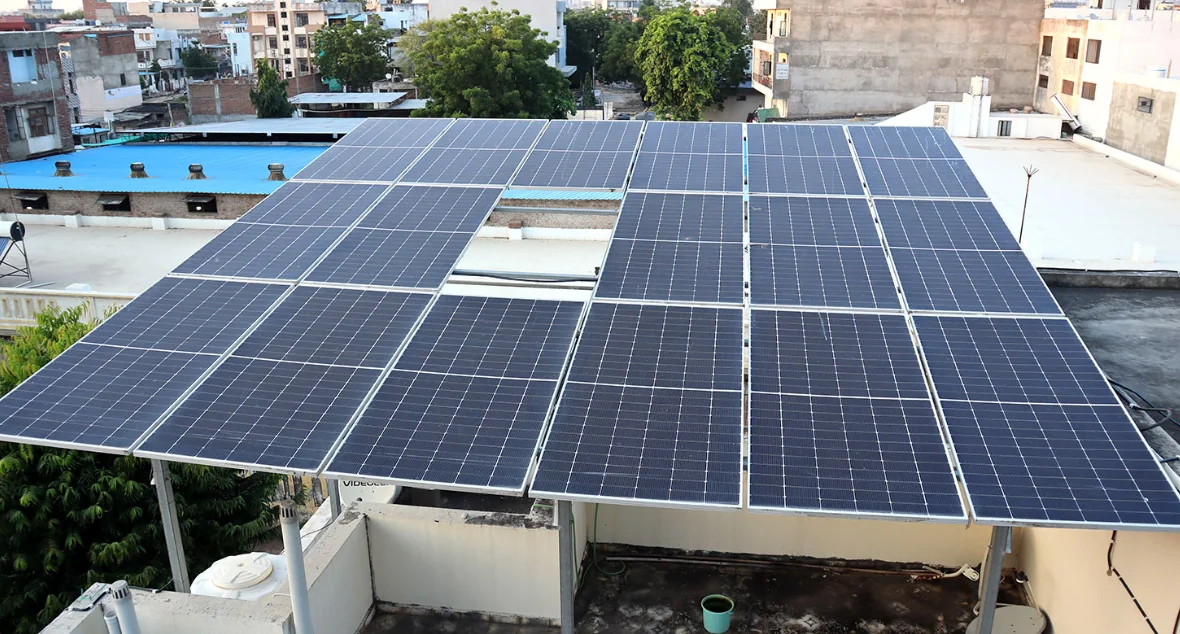 Industrial solar project